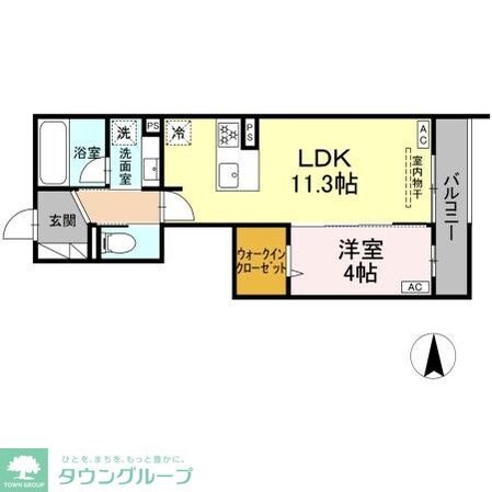 セレスティア中野上高田の物件間取画像